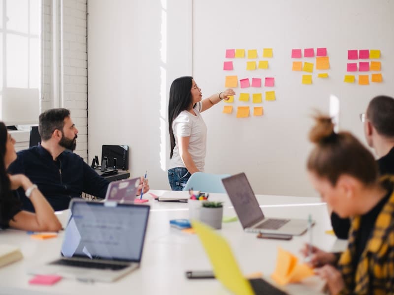 Digital marketing team collaboration